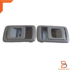 Grey Inner Front Door Handle Pair for Toyota Hilux (1997-2004)