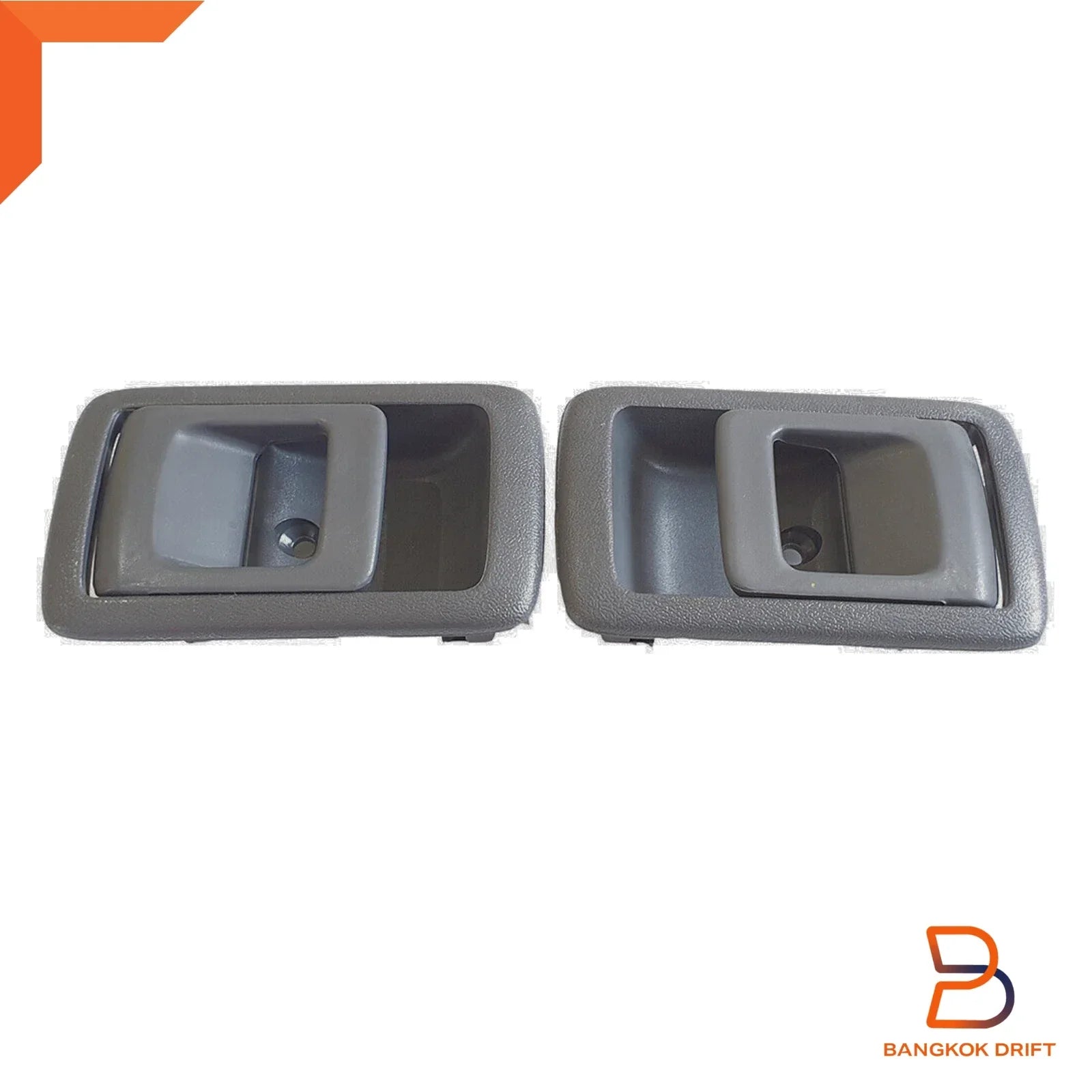 Grey Inner Front Door Handle Pair for Toyota Hilux (1997-2004)