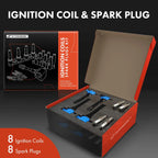 Set of 8 Ignition Coils & Iridium Spark Plugs for Nissan Armada (2004–2023)