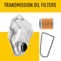 3X Transmission Oil Filters with Pan Gasket for Nissan Rogue (2010–2014)