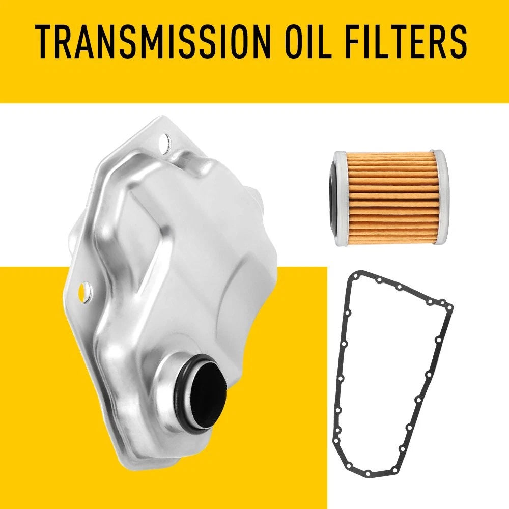 3X Transmission Oil Filters with Pan Gasket for Nissan Rogue (2010–2014)