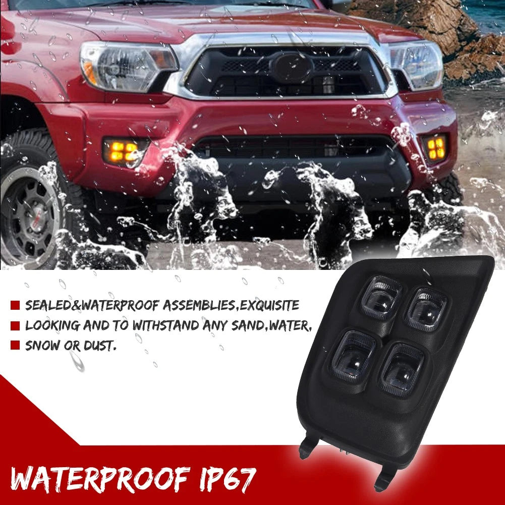 LED Fog Light Bezel Assemblies for Toyota Tacoma (2012–2015)