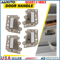 Set of 2 Inside Door Handles for Jeep Grand Cherokee (2005–2011) Beige Chrome