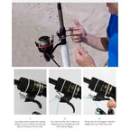 ABS and Stainless Steel Fishing Lure Casting Aid Finger Protector Tool