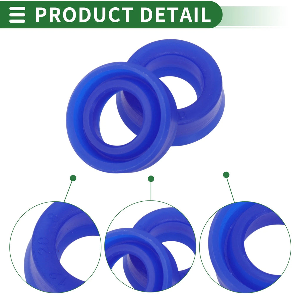 Set of 10 Oil Seal Rotary Shaft Seal 12x20x8mm High Pressure TPU