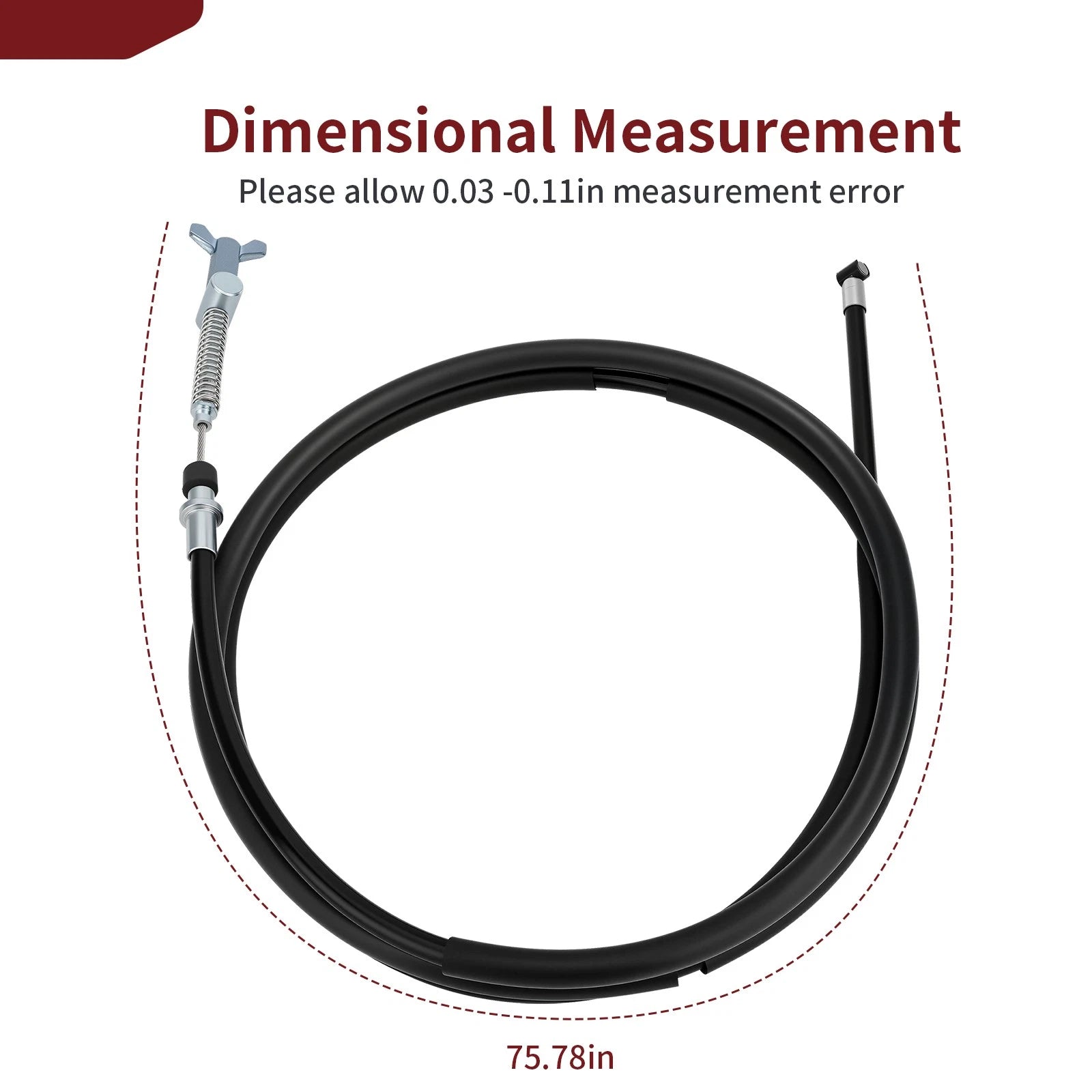 Rear Parking Brake Cable for Yamaha Grizzly 350 IRS YFM350 (2007–2011)