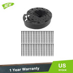 L-shaped Lawn Edging Kit for Garden with Anchoring Spikes