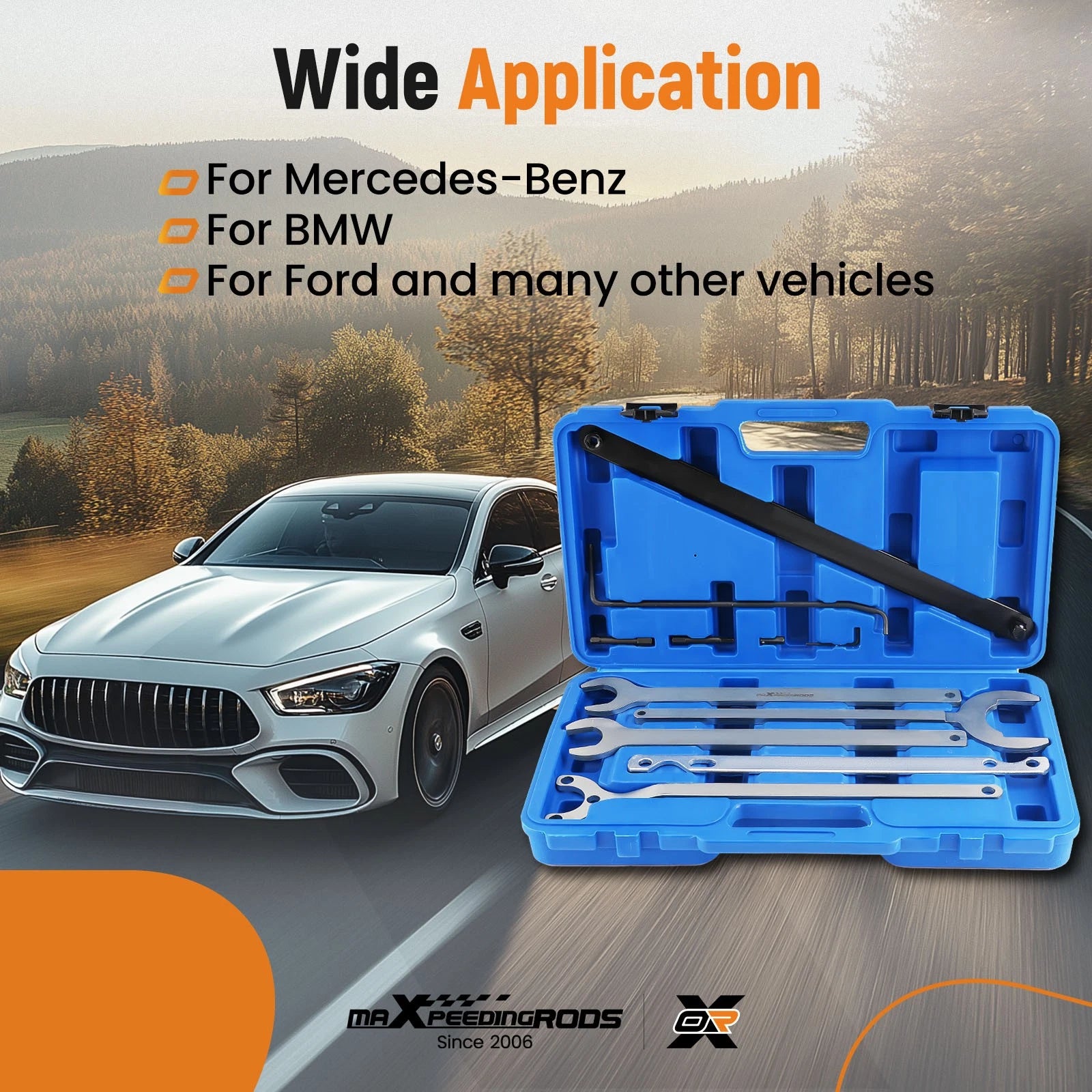 Cooling Fan Clutch Tool Set for BMW Mercedes-Benz Ford
