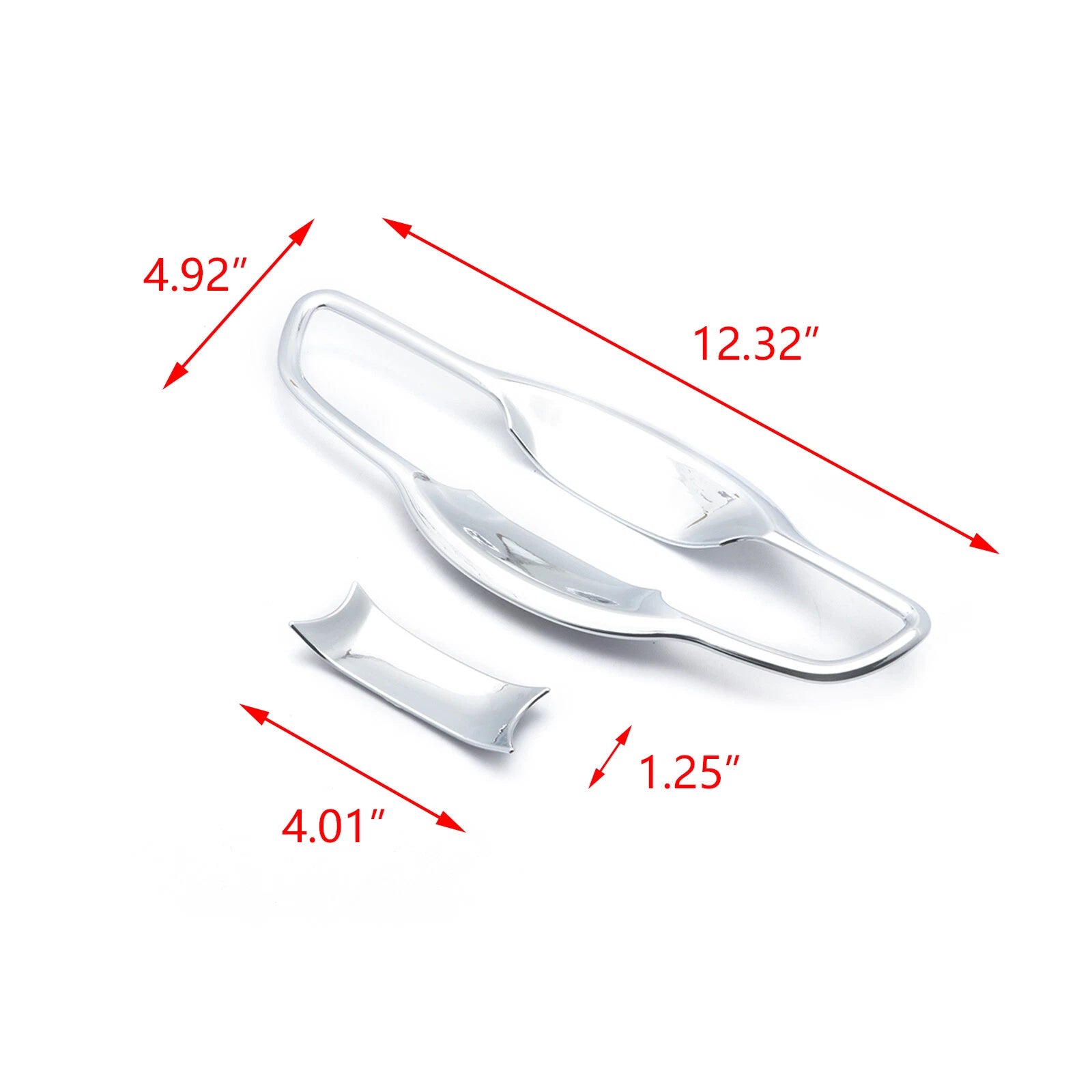 Exterior Side Door Handle Bowl Cover Frame Trim for Honda Civic (2016-2021)