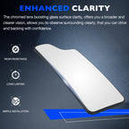 Left Towing Lower Convex Mirrors Glass for Chevy Silverado GMC Sierra (2020–2021)