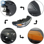 LED Headlight Assembly for Jeep Cherokee (2019–2022) Right Side Black Housing