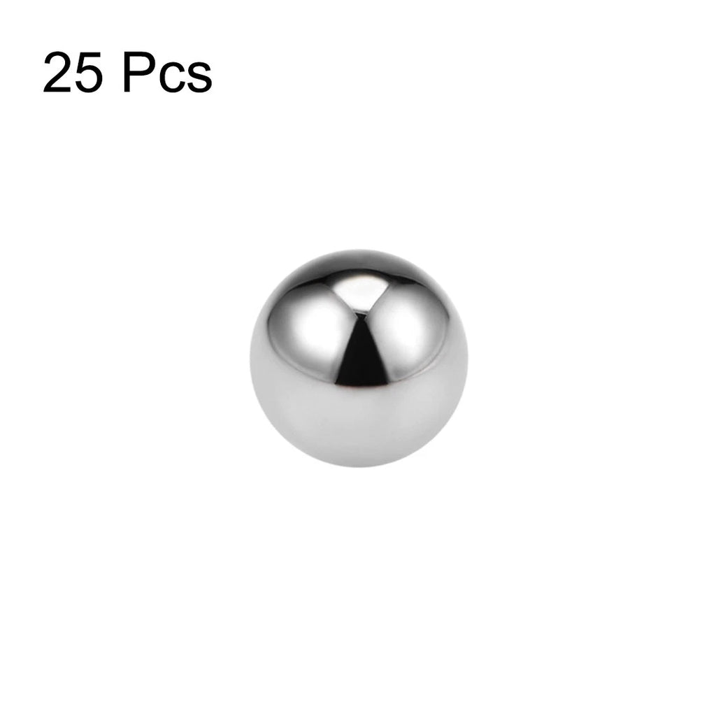 Set of 25 Precision Balls 6mm Solid Chrome Steel G10 for Bearings