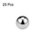 Set of 25 Precision Balls 6mm Solid Chrome Steel G10 for Bearings