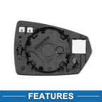 Heated Mirror Glass for Volkswagen Polo (2017–2023)