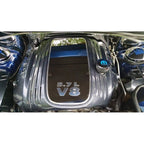 Polished Stainless Steel Engine Shroud Trim Kit for Dodge Challenger (2009–2019)