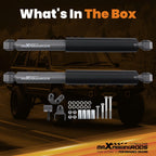 Dual Steering Damper for Jeep Wrangler Rubicon TJ LJ (2003–2006) 2.5"-6.5" Lift