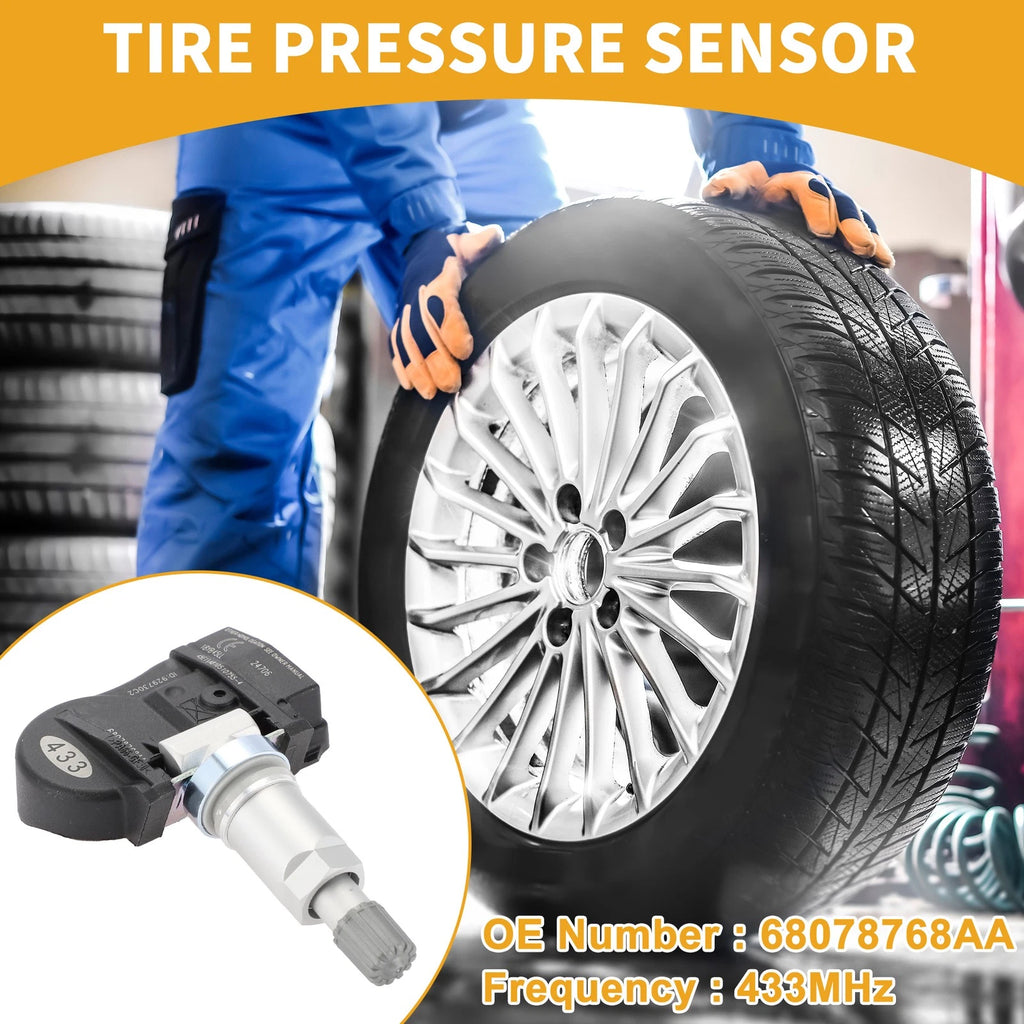 Tire Pressure Sensor for Dodge Charger (2006–2008) 68078768AA 433MHz