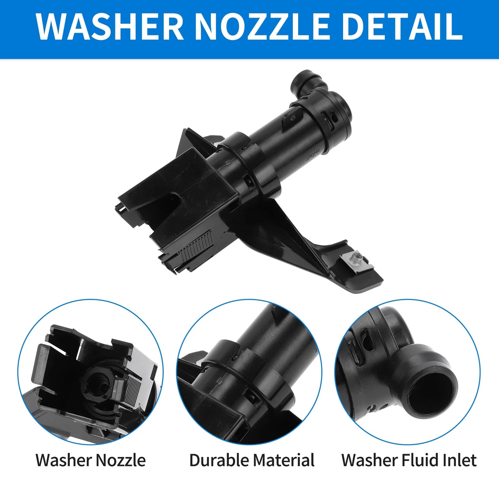 Front Driver Side Headlight Washer Nozzle for Lexus RX330 RX350 (2004–2006) No. 8520848011