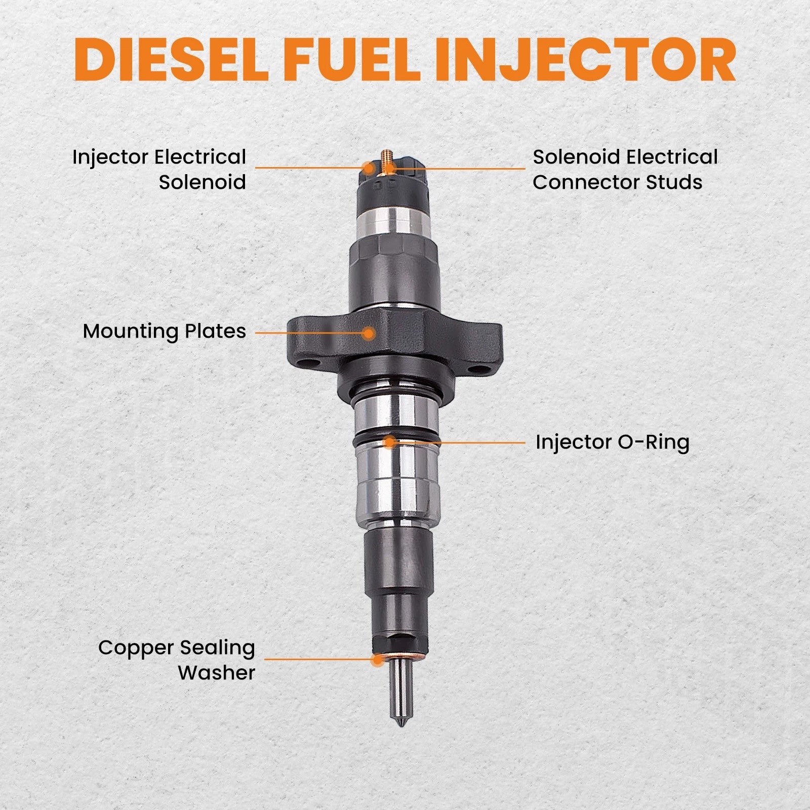 Fuel Injector for Dodge Ram Cummins 5.9L Diesel (2004-2009)