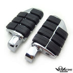 Chrome Dually Footpegs for Yamaha V-Star 650 1000, Royal Star, V-Max, Virago