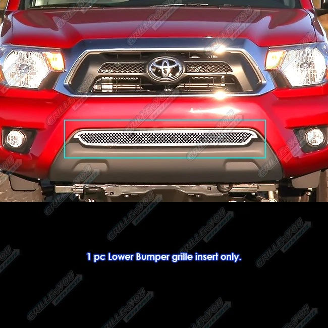 Stainless Chrome Mesh Grille Insert for Toyota Tacoma (2012–2015)
