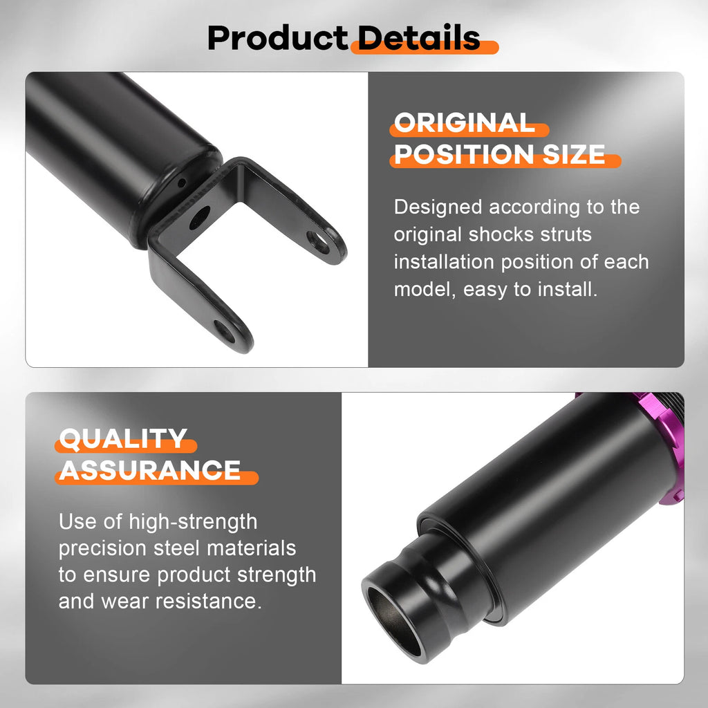 Coilovers for Honda Civic (1993–2000) Adjustable Height Shock Absorber Kits