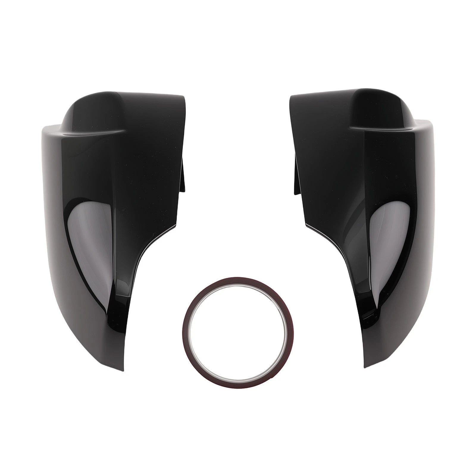 Door Mirror Shield Set for Toyota Corolla/Levin 2014-18 Black ABS Plastic Front