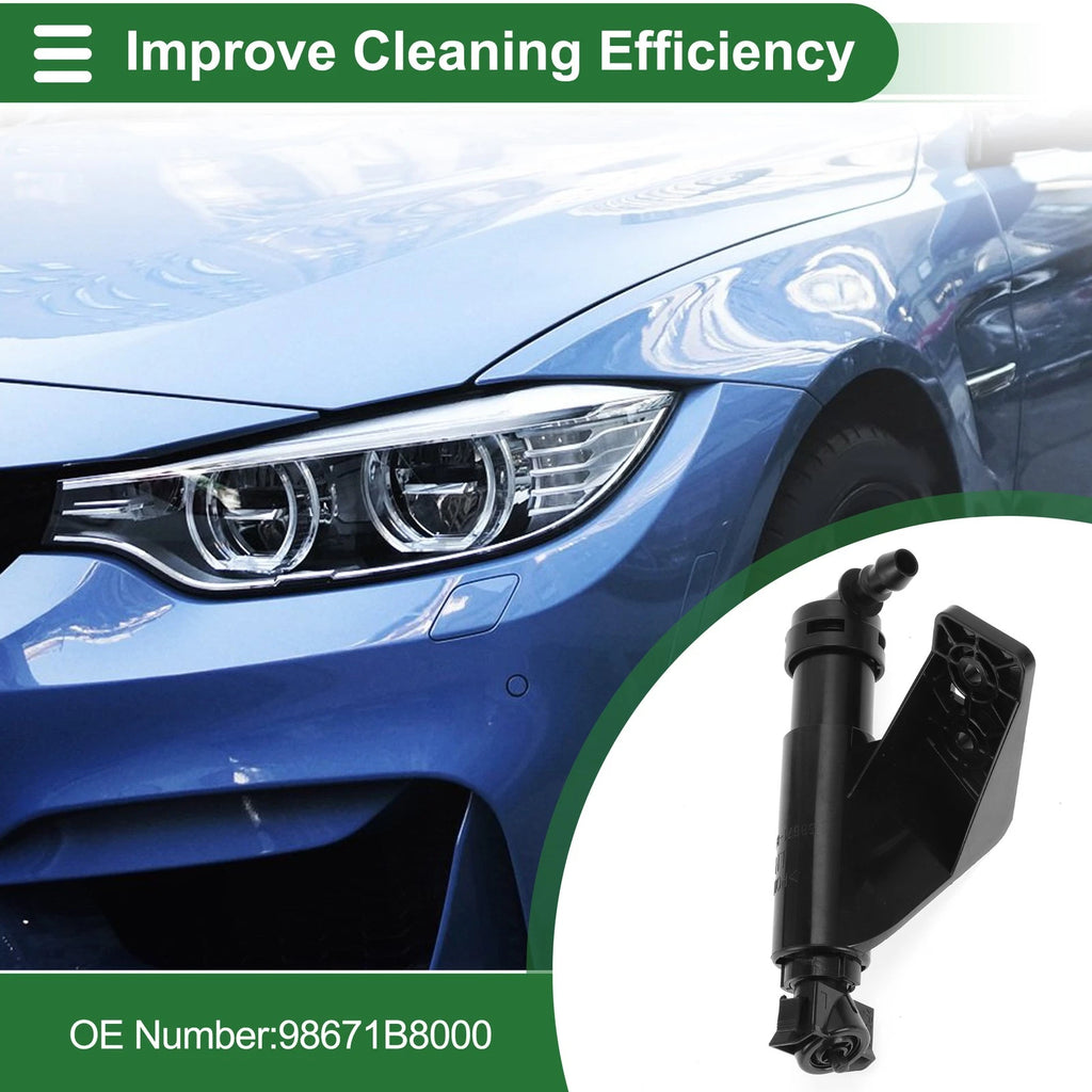 Front Driver Side Headlight Washer Nozzle for Hyundai Santa Fe (2013–2018) No. 98671B8000
