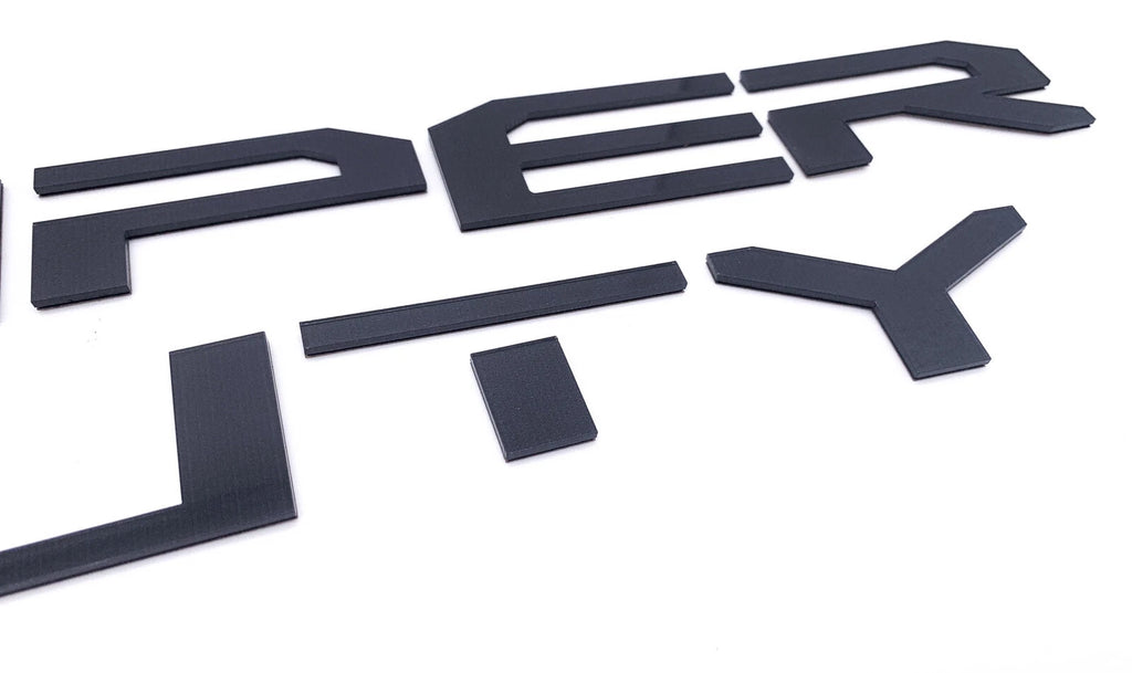 Premium Hood Grill Inserts Letters for Ford Super Duty (2017–2022)
