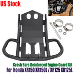 Crash Bar Reinforced for Honda XR150L XR125L (2015–2023) 22mm Engine Guard