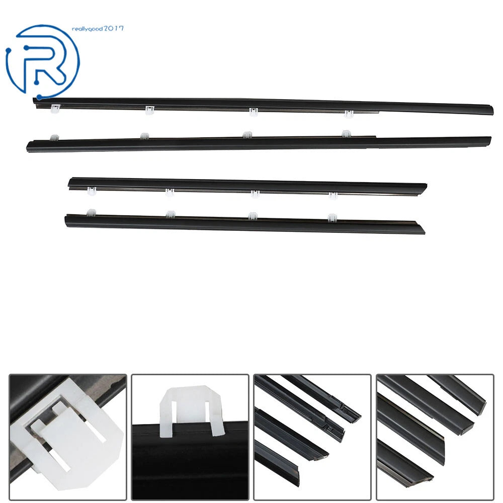Window Moulding Trim Weather Strips for Honda Civic (2012-2015)