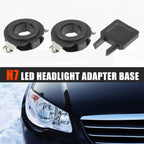 Set of 2 H7 LED Headlight Adapter Bases for Mercedes-Benz C Series (2010–2016)