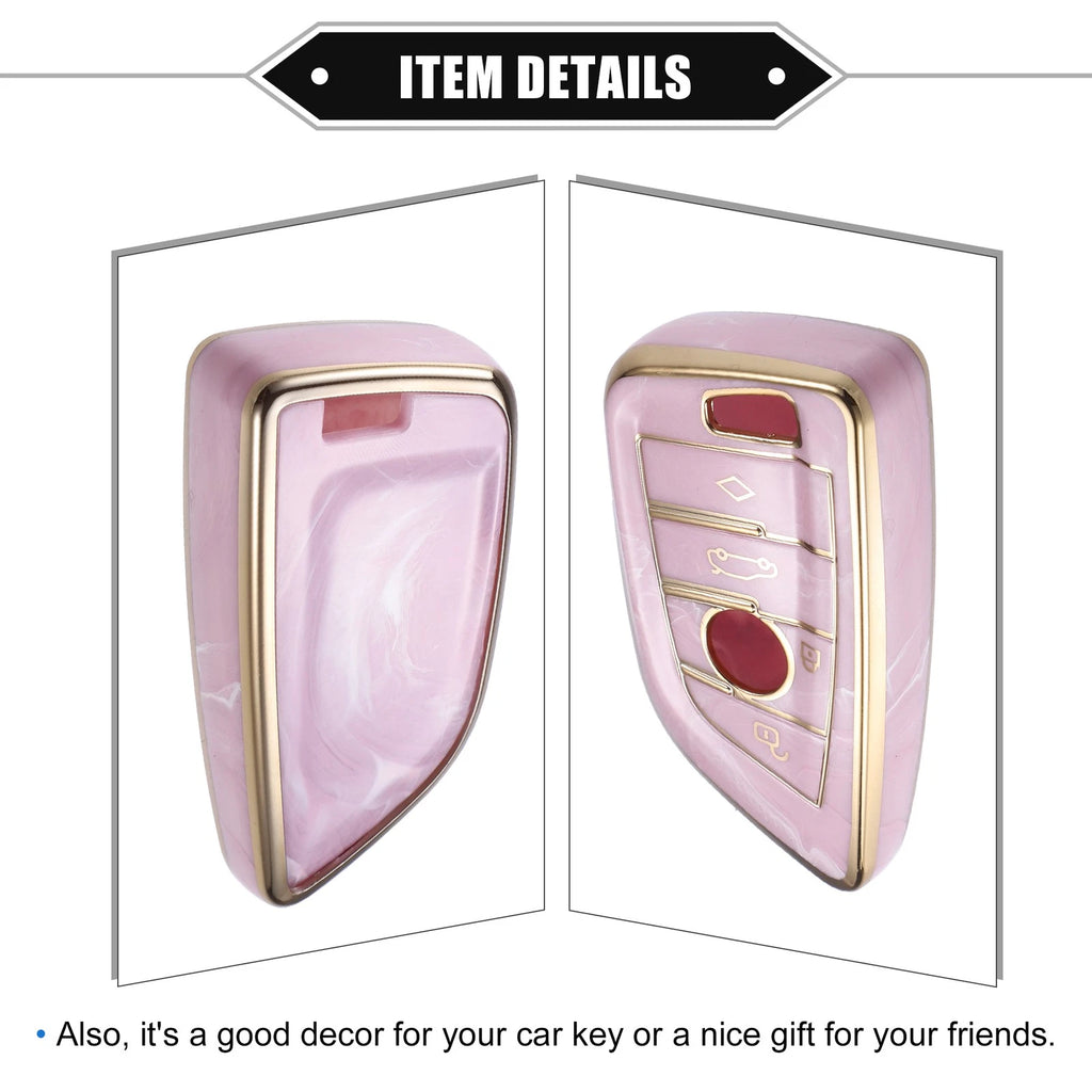 Set of 4 TPU Smart Key Fob Covers for BMW 3 4 5 6 7 Series (766549603682)