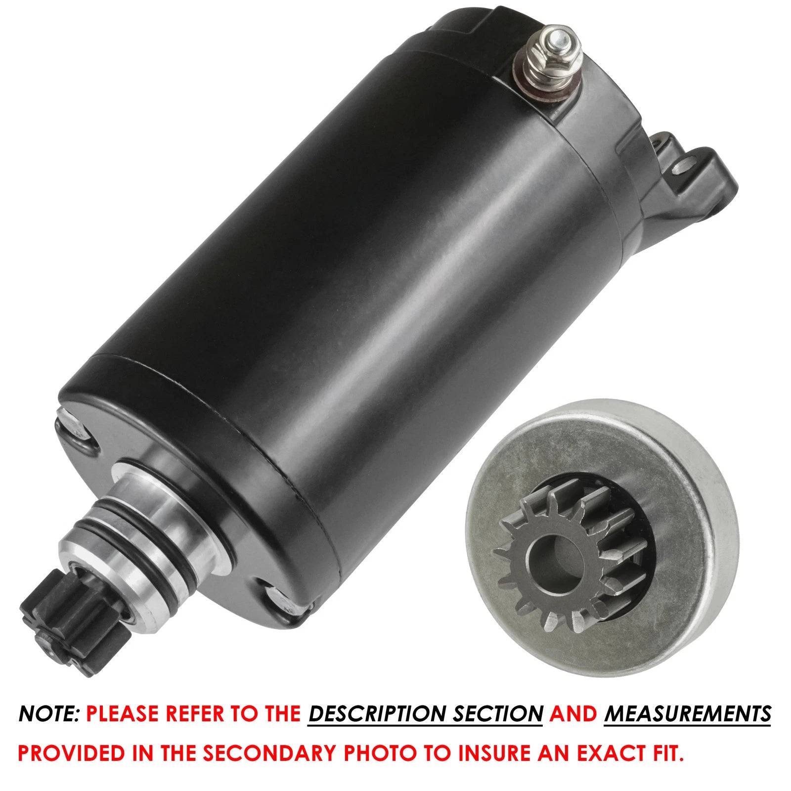 Starter & Drive Bendix for Seadoo RXT IS RXT-X 260 (2010–2017)