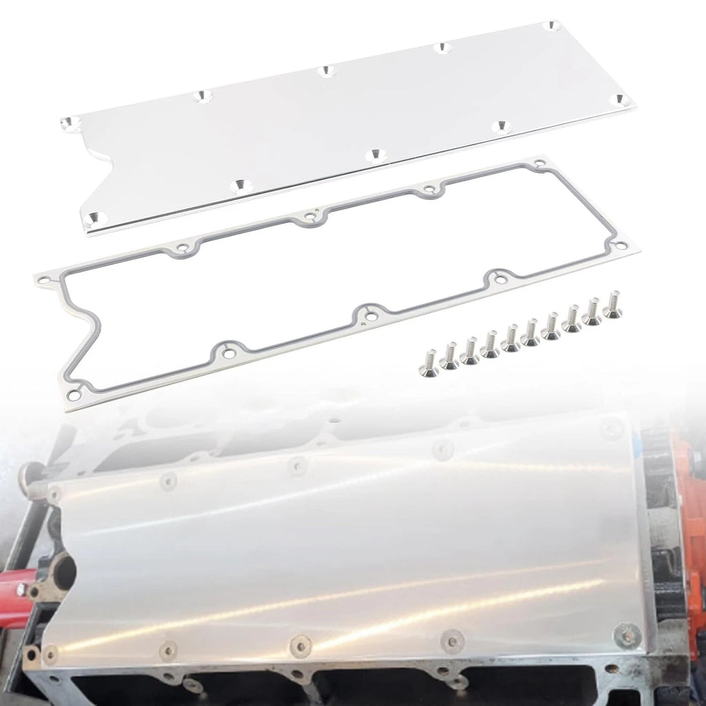 LS Gen 3 Valley Cover Plate Kit w/ Gasket for GM LS-Series 4.8L 5.3L 5.7L 6.0L (2000–2010)