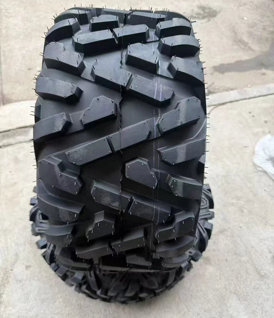 QIND Rear 25x10-12 Tyres for ATV, Mower, Buggy, Go Kart
