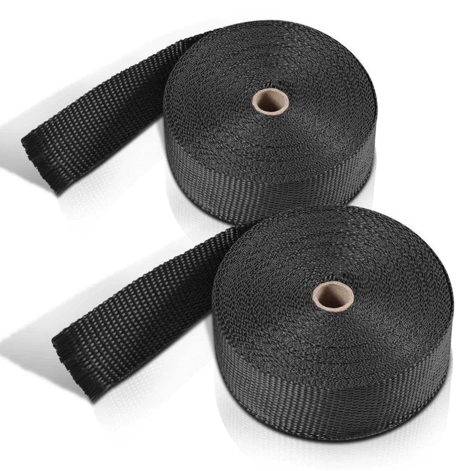 50FT 2" Fiberglass Exhaust Header Heat Wrap for Universal Applications
