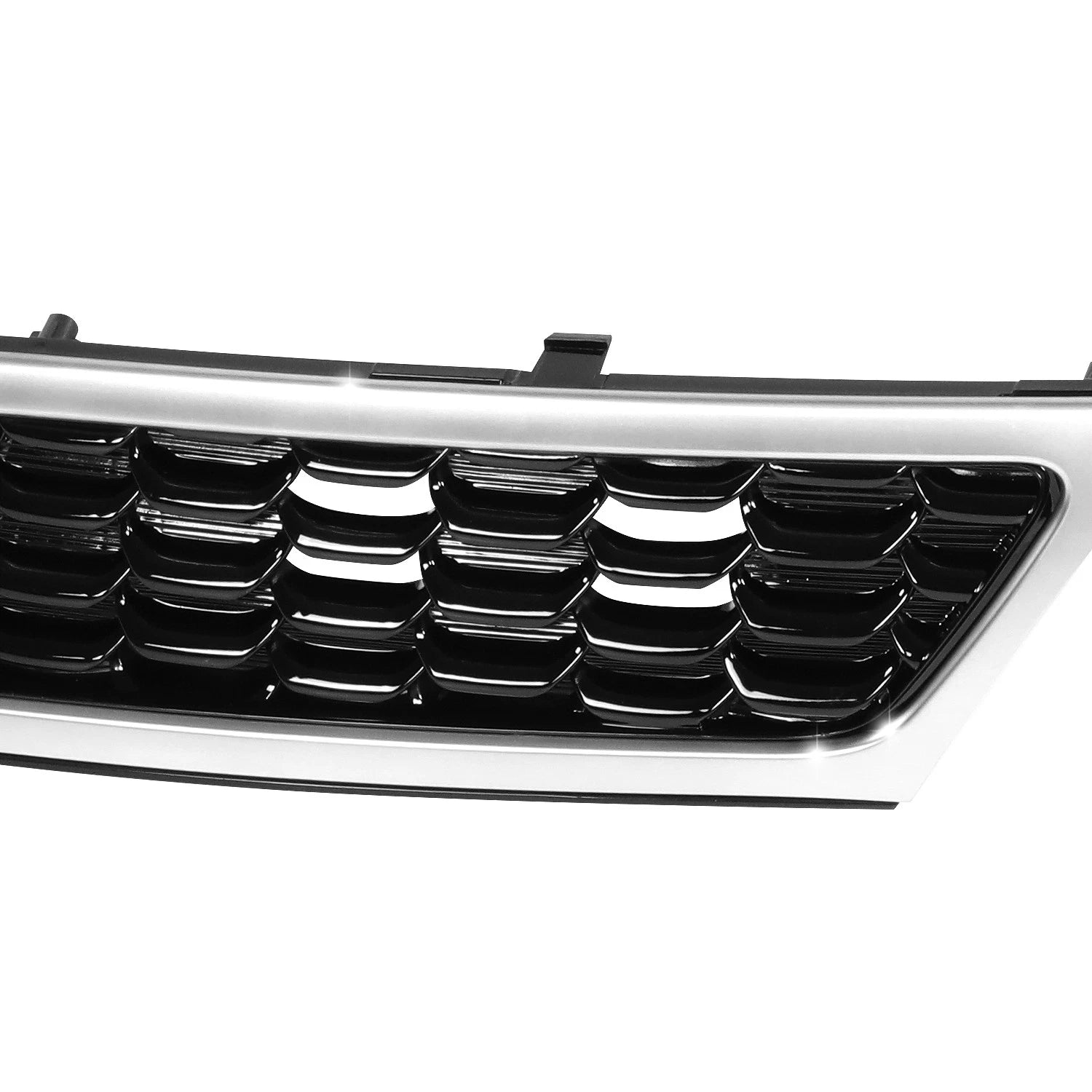 Chrome Moulding Upper Front Grill Bumper Grille for Kia Rio (2016–2017)