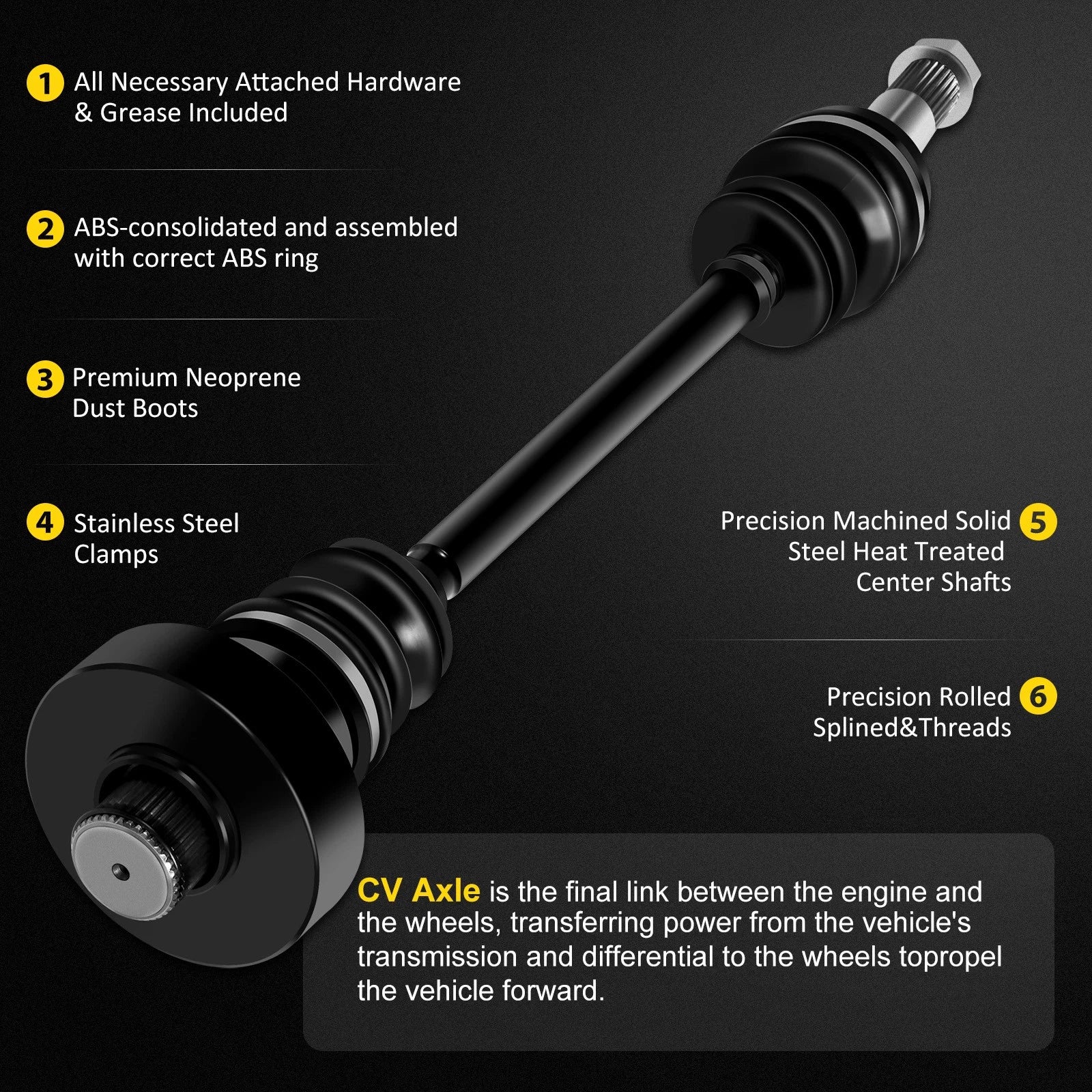 CV Axle for Yamaha Rhino 660 (2006–2007)