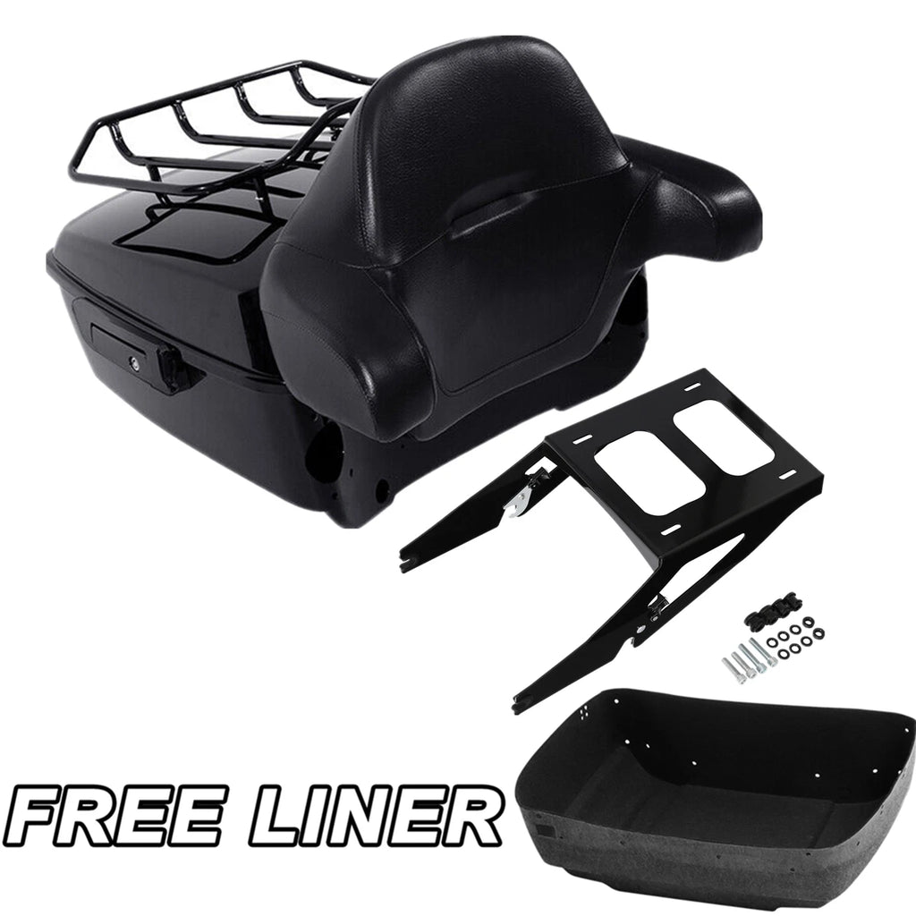 Trunk Mount Rack Backrest Pad for Harley Sport Glide FLSB (2018–2023)