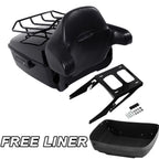 Trunk Mount Rack Backrest Pad for Harley Sport Glide FLSB (2018–2023)