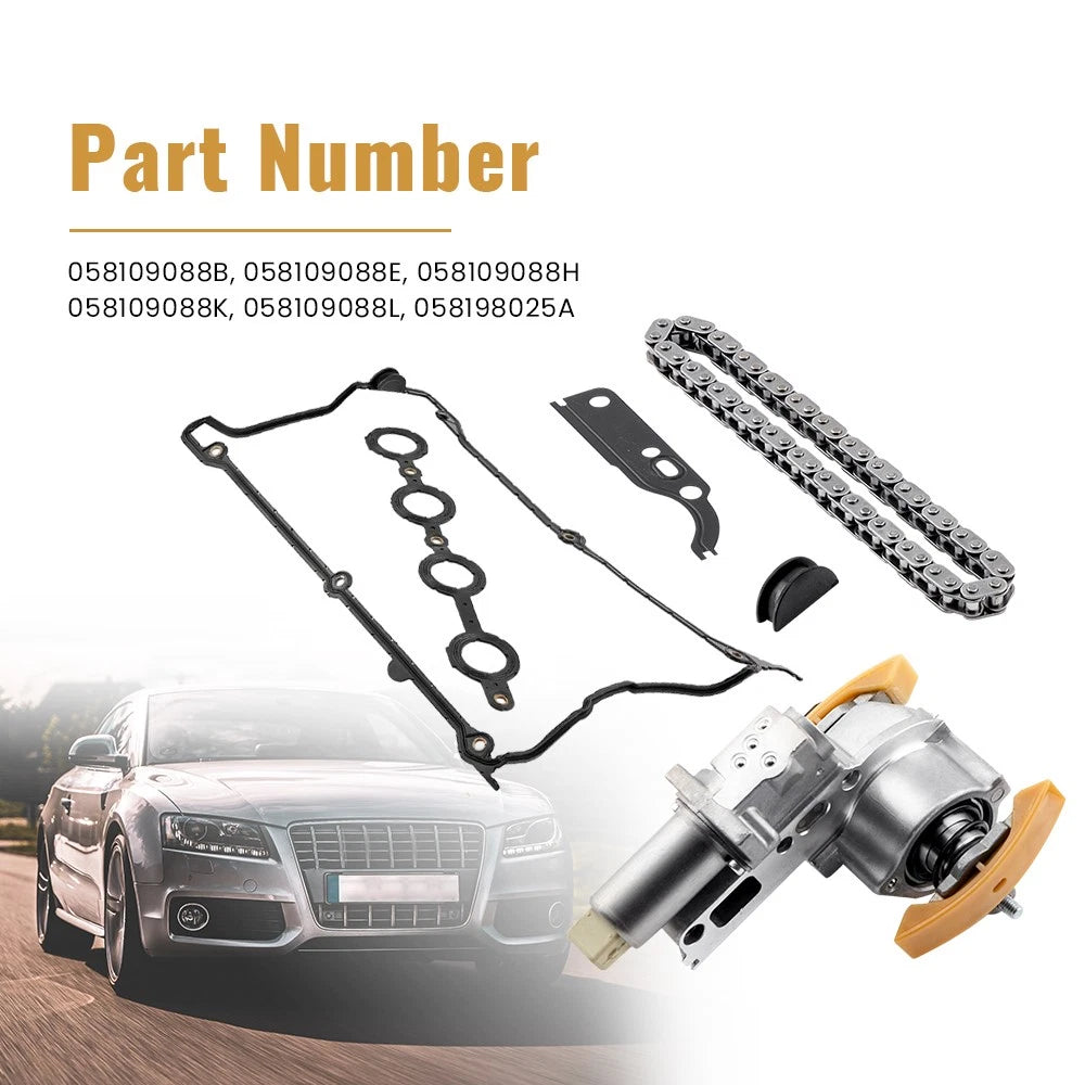 Timing Chain & Tensioner Kit for Audi A4 VW Jetta Passat Golf 1.8T (1996–2005)