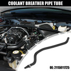 Coolant Breather Pipe Tube 2115011725 Rubber for Mercedes-Benz E550 (2007–2009)