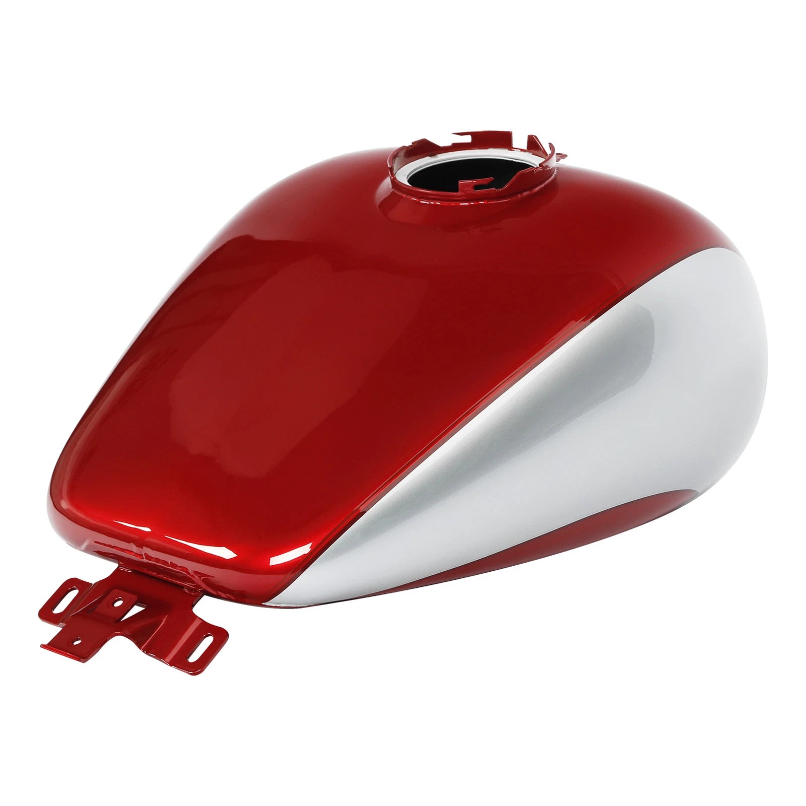 Fuel Gas Tank for Harley Street Glide (2008–2023) Wicked Red/Barracuda Silver