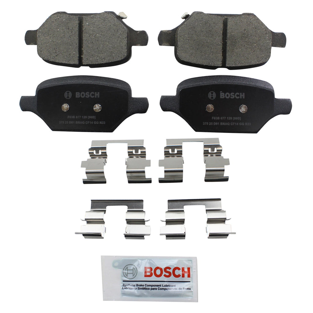 Set of 4 Bosch QuietCast Rear Ceramic Brake Pads for Buick Encore, Chevy Trax (2018–2022)