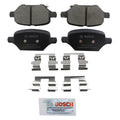 Set of 4 Bosch QuietCast Rear Ceramic Brake Pads for Buick Encore, Chevy Trax (2018–2022)