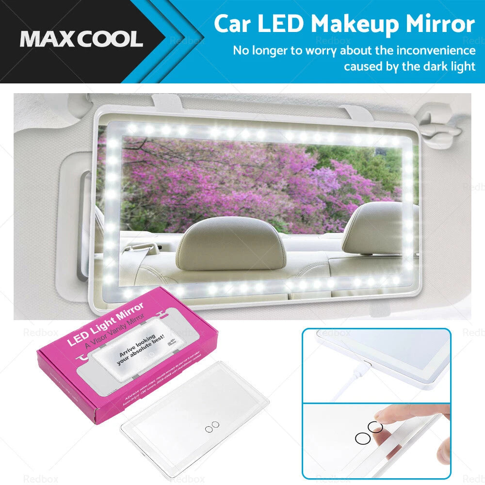 LED Touch Screen Sun Visor Makeup Mirror for Toyota Corolla Camry