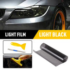 12" x 72" Smoke Headlight Taillight Tint Film for Universal Vehicles