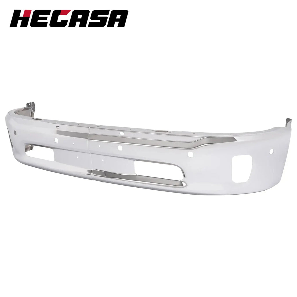 Chrome Front Bumper Face Bar for RAM 1500 (2014–2018) W/ Fog Light Holes & Sensors
