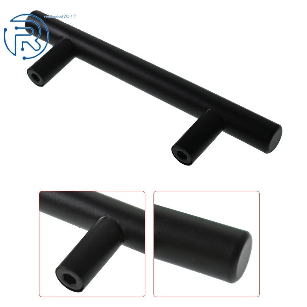 30 Pcs Stainless Steel T Bar Pulls for Cabinet Door Kitchen Drawer